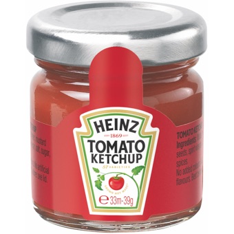 Tomaten Ketchup, Roomservice-Glas Heinz - Adank Davos AG